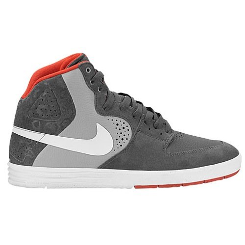 Nike Men's Paul Rodriguez 7 High, DARK BASE GREY/WHITE-BASE GREY, 10 M US