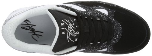 Nike Men's Flight '13 White/White/Black/Black Basketball Shoe 10 Men US