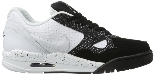 Nike Men's Flight '13 White/White/Black/Black Basketball Shoe 10 Men US thumbnail