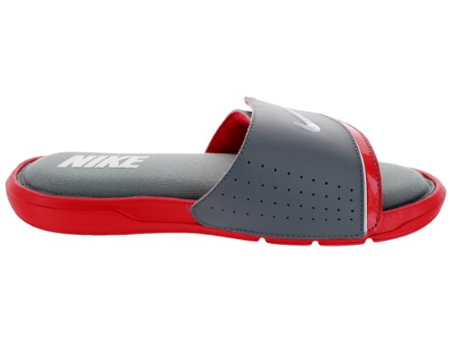 Nike Men's Comfort Slide 2 University Red/White/Cool Grey Sandal 10 Men US thumbnail