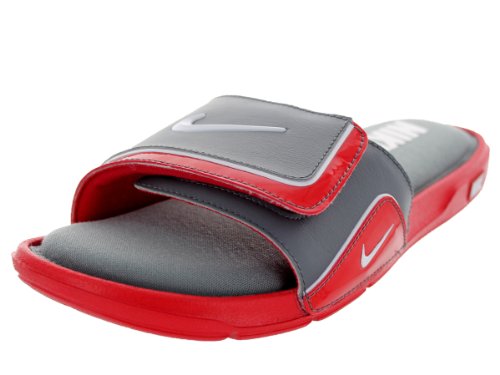 Nike Men's Comfort Slide 2 University Red/White/Cool Grey Sandal 10 Men US thumbnail