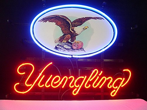 Yuengling Lager Eagle Handcrafted Real Glass Neon Light Sign Home Beer Bar Pub Sign 24x20 Inches.the Best Offer!Super Bright!