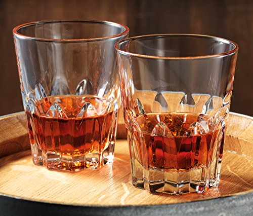 Home Essentials & Beyond 5509 10 Oz. Aficionado Cut Double Old Fashioned Glass