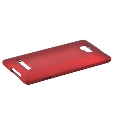 CoverON® Matte Snap-on RED RUBBERIZED Hard Case Cover for HTC 6990 / ONE / WINDOWS PHONE 8X ATT / TMOBILE with PRY- Triangle Case Removal Tool [WCM14 thumbnail