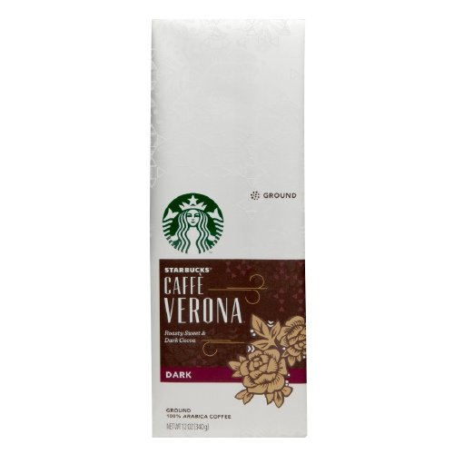 Starbucks Coffee Dark Roast, Verona Blend, Ground 12 Oz (Pack of 6)
