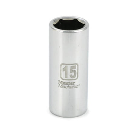 (Pack of 2)  Apex Tool Group 119842 Master Mechanic 3/8 Inch Drive 15Mm Deep Socket WhatULLB-4397