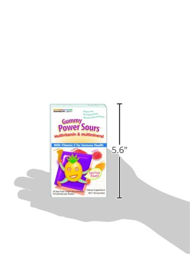 Rainbow Light Gummy Power Sours Multivitamin & Multimineral, 30-Count Single Serve Packets thumbnail
