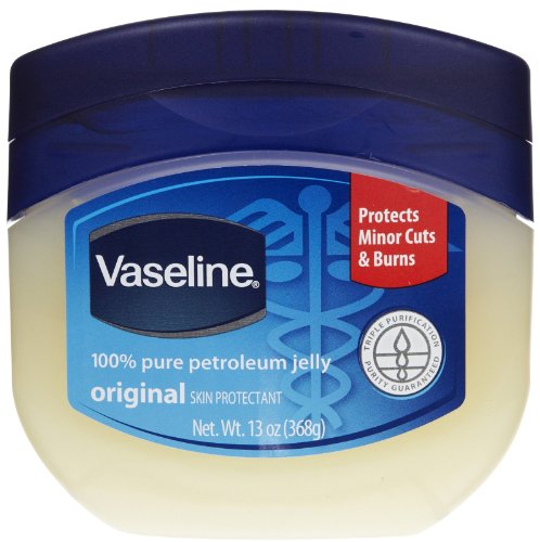 Vaseline 100% Pure Petroleum Jelly, 13-Ounce Jars (368 Gm) (Pack of 6)