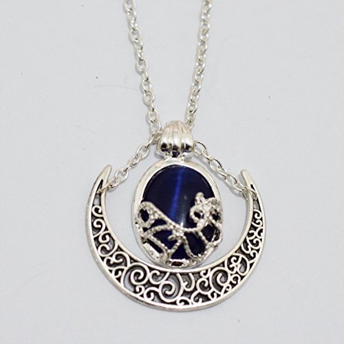 The Vampire Diaries Daywalking Katherine Crescent Moon Necklace Pendant Necklace Moon Charm Necklace