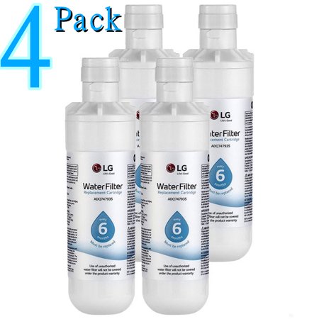 4PCS LT1000PC ADQ747935 MDJ64844601 Refrigerator Water Filter Replacement for L-G LT1000P  Kenmore 46-9980  9980  ADQ74793501  ADQ74793502 and LT120
