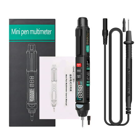 Digital Display Multimeter LCD Non-contact 5999 Counts Auto Ranging Pen Voltage Resistance Auto-off Meter Detector