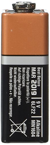 9 Volt Duracell Alkaline Batteries Coppertop 4 Pack MN1604 Size: 4 Count, Model: MN 1604 / 4 Pack, Electronics & Accessories Store thumbnail