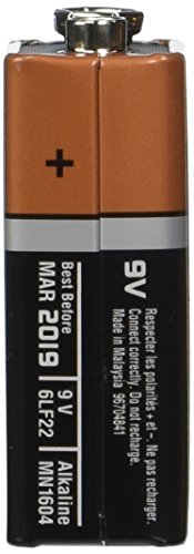 9 Volt Duracell Alkaline Batteries Coppertop 4 Pack MN1604 Size: 4 Count, Model: MN 1604 / 4 Pack, Electronics & Accessories Store thumbnail