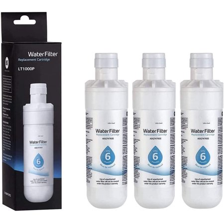 3 Pack Replacement for LT1000P Refrigerator Water Filter Compatible with LT1000P  46-9980  9980  MDJ64844601  ADQ74793501  ADQ74793502 and LT120  6-Mo