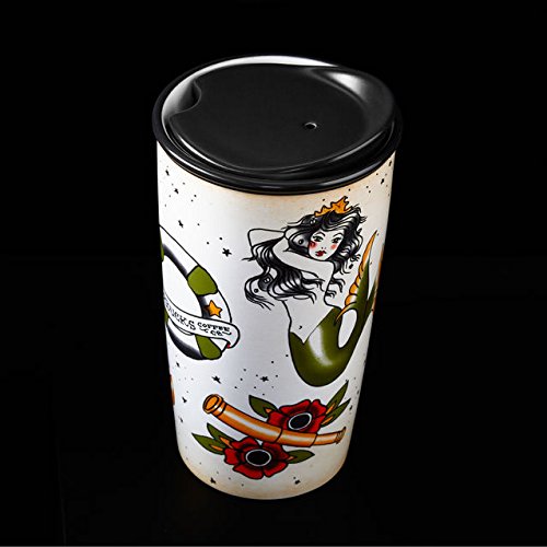 Starbucks Vintage Tattoo Dot Double Wall Traveler, 12 Fl Oz (11051479) thumbnail