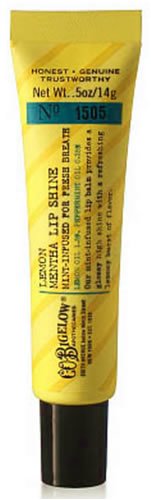 Bath & Body Works C.O. Bigelow No 1507 Lemon Mentha Lip Shine 0.5 Oz - Sealed