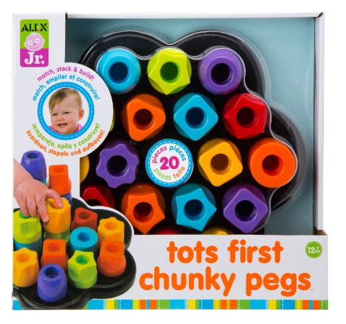 ALEX Toys ALEX Jr. Tots First Chunky Pegs