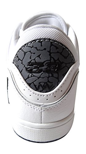 Nike Air Jordan 1 Flight 2 Low Mens Trainers 654465 Sneakers Shoes (uk 9 Us 10 Eu 44, White Black Cement Grey 103) thumbnail