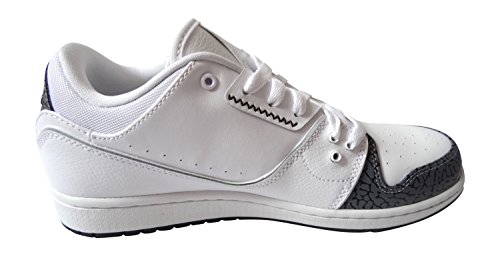 Nike Air Jordan 1 Flight 2 Low Mens Trainers 654465 Sneakers Shoes (uk 9 Us 10 Eu 44, White Black Cement Grey 103) thumbnail