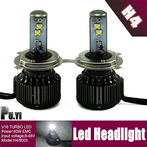 SL 2 Gen 40W H4 Hi/Lo Dual Beam Car LED Headlight Lamp Conversion Kit 4800Lum