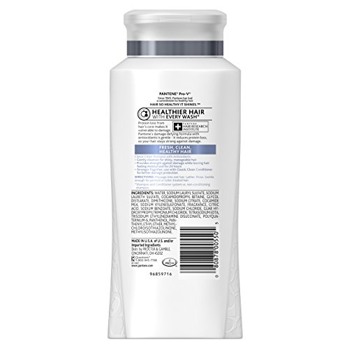 Pantene Pro-V Classic Clean Daily Shampoo 25.4 Fl Oz (Pack of 2) thumbnail