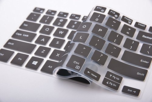 Leze Silicone Keyboard Cover Protector for Dell Inspiron 14-3000 3441 3442 3443 3451 3458 3446 3447 Inspiron 14-5000 5442 5445 5446 5447 5451 Inspiron thumbnail
