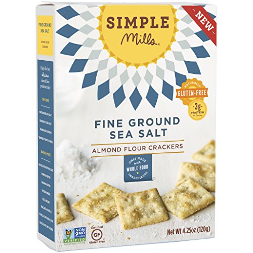 Simple Mills Almond Flour Crackers, Fine Ground Sea Salt, 4.25 Oz thumbnail