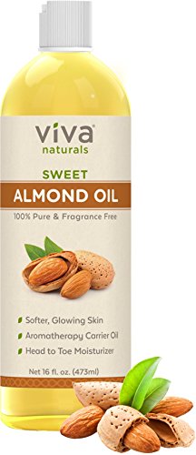Viva Naturals Sweet Almond Oil - 16 Fl Oz (473 ML)