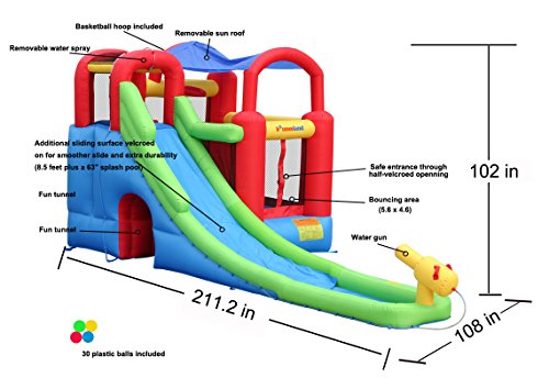 Inflatable Bounce House and Water Slide Wet or Dry Playstation