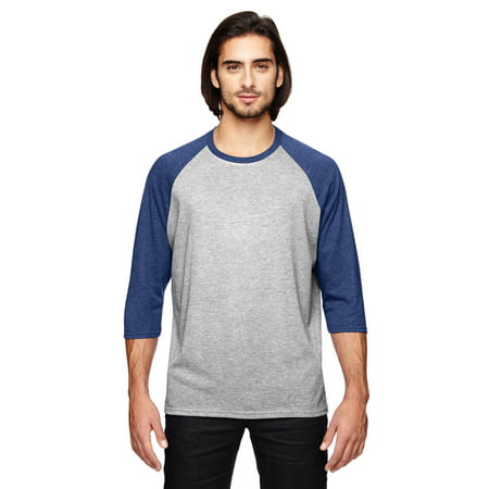 Anvil Adult Tri-Blend 3/4-Sleeve Raglan T-Shirt  Style 6755