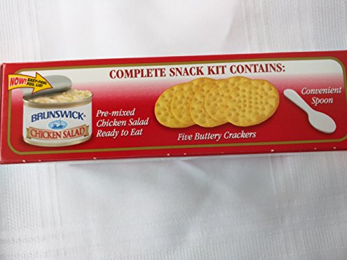 Brunswick Tuna Salad & Chicken Salad with Crackers Ready to Eat Snack Kit 3.0 Oz Each (8 Ct) thumbnail
