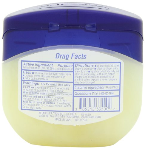 Vaseline 100% Pure Petroleum Jelly, Baby 13 Oz (Pack of 3) thumbnail
