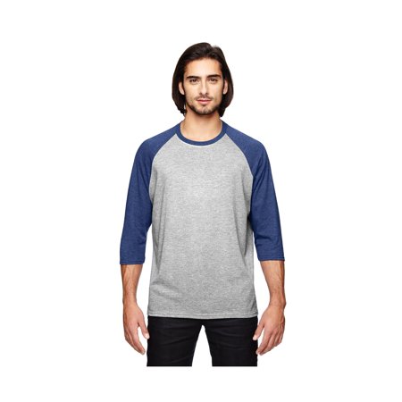 Anvil Adult Tri-Blend 3/4-Sleeve Raglan T-Shirt  Style 6755