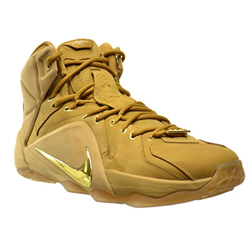 Nike Lebron XII EXT QS Men's Shoes Wheat/Metallic Gold-Wheat 744287-700 (10 D(M) US) thumbnail