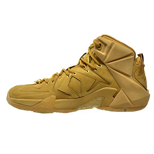 Nike Lebron XII EXT QS Men's Shoes Wheat/Metallic Gold-Wheat 744287-700 (10 D(M) US) thumbnail