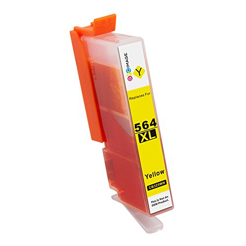 GPC Image Compatible Ink Cartridge Replacement for HP 564XL 564 XL to Use with DeskJet 3520 3522 Officejet 4620 Photosmart 5520 6510 7520 7525 (4 Blac thumbnail