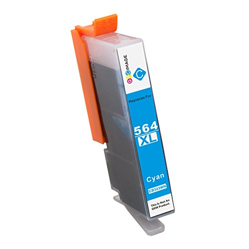 GPC Image Compatible Ink Cartridge Replacement for HP 564XL 564 XL to Use with DeskJet 3520 3522 Officejet 4620 Photosmart 5520 6510 7520 7525 (4 Blac thumbnail