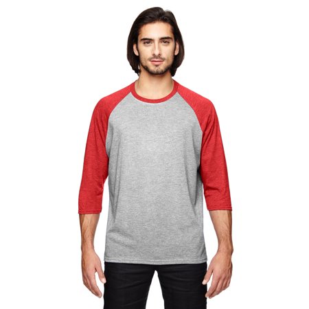 Anvil Adult Tri-Blend 3/4-Sleeve Raglan T-Shirt  Style 6755