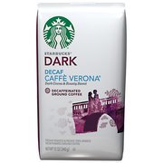 Starbucks Caffe Verona Decaf Ground Coffee, 12 Oz(Pack of 4)