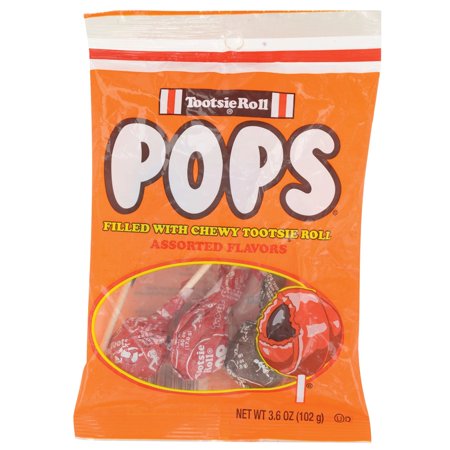 1-Pack Tootsie Roll Pops  3.6-oz. Bags the Perfect Treat for Home  Work  School.