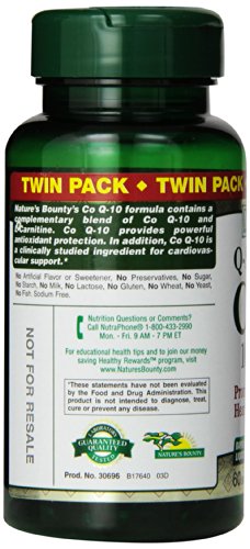 Nature's Bounty Co Q-10 100 Mg Twin Pack, 60 + 60 Rapid Release Softgels thumbnail