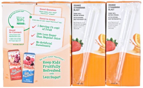 Juicy Juice Fruitifuls Orange Strawbana Blast (8 Pack, 6.75 Fl Oz Each) thumbnail