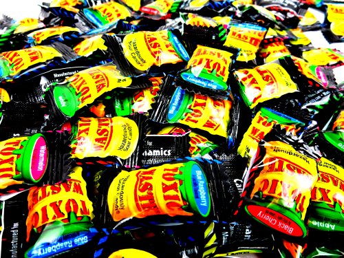 Toxic Waste Assorted Sour Candy, 2 Lb Bag in a BlackTie Box thumbnail