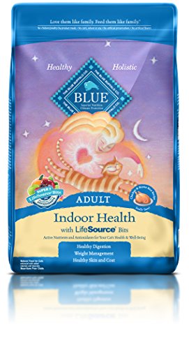 Blue Buffalo Adult Cat Indoor Formula Dry Cat Food, 15 Lb Bag thumbnail