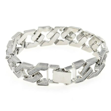 S#8835，Men Chain Bracelet Stainless Steel Link Chain Bangle Male Hiphop Trendy Wristp&8835 NT6
