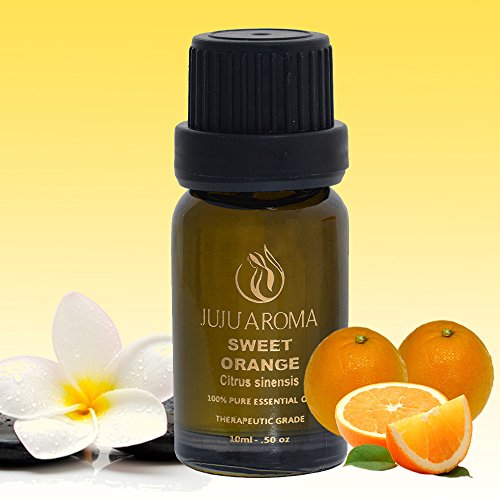 Sweet Orange Essential Oil - 100% Pure, Natural and Therapeutic Grade - 10ml - by JuJu Aroma thumbnail