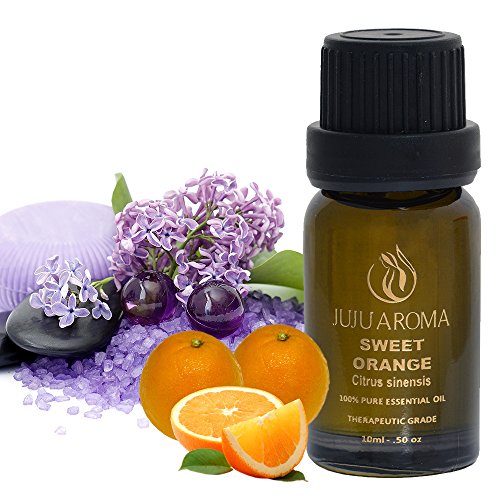Sweet Orange Essential Oil - 100% Pure, Natural and Therapeutic Grade - 10ml - by JuJu Aroma thumbnail
