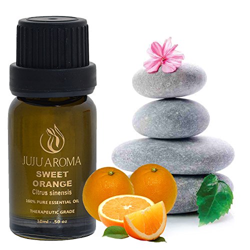Sweet Orange Essential Oil - 100% Pure, Natural and Therapeutic Grade - 10ml - by JuJu Aroma thumbnail