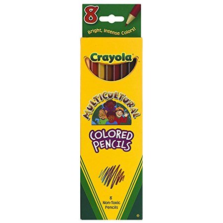 CRAYOLA LLC CRAYOLA MULTICULTURAL 8 CT COLORED (Set of 12)