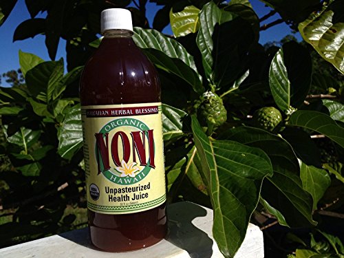 Raw Unpasteurized Fermented 100% Pure Noni Juice Direct from Maui, Hawaii - 32oz - (1 Bottle)